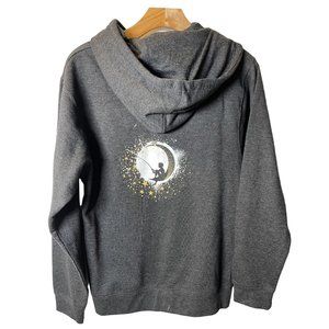 DreamWorks Movie Studio Dreamer Zipper Hoodie Gray Men's Size XS